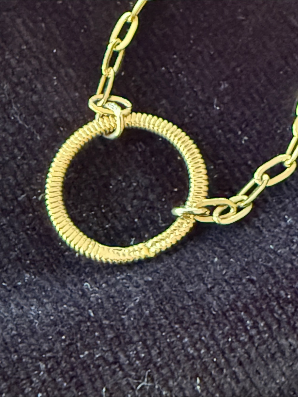Guitar 🎸 String Circle ⭕️ on 16” Necklace